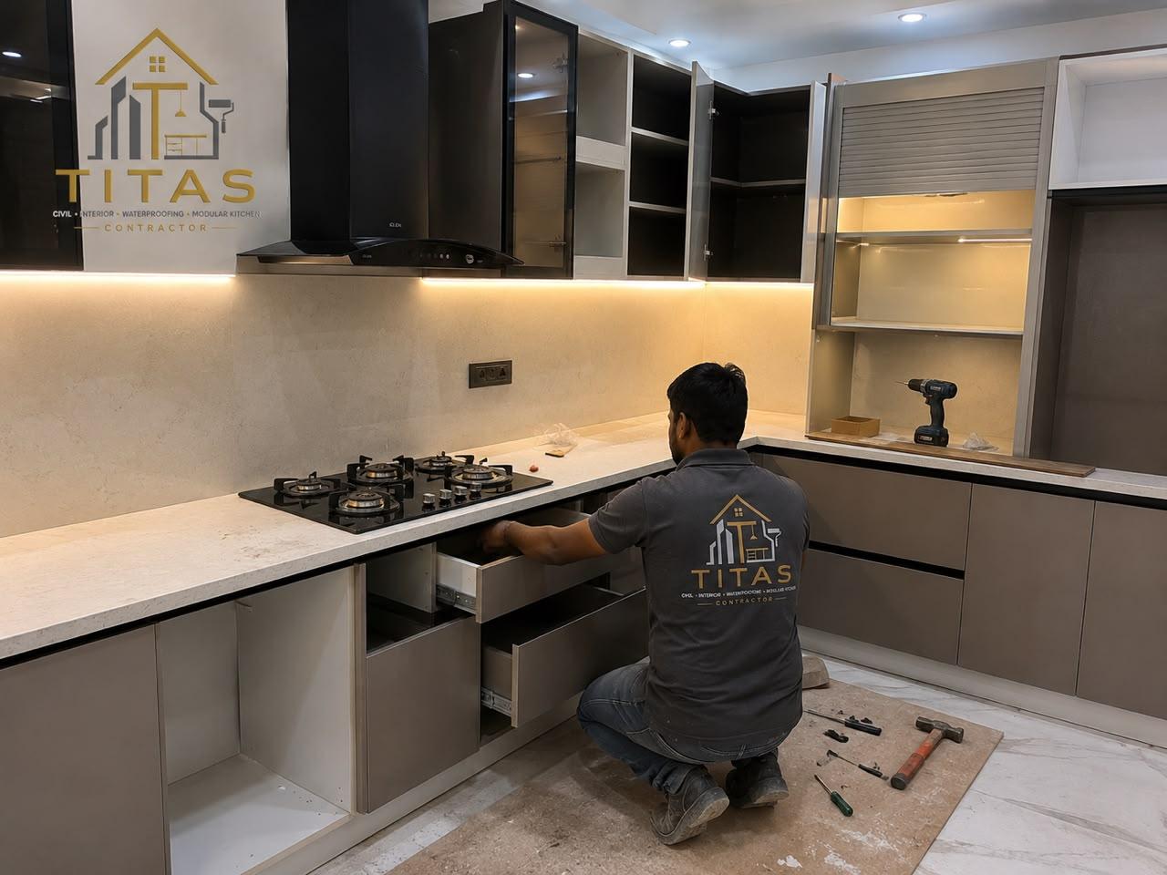 Titas Modular Kitchen project